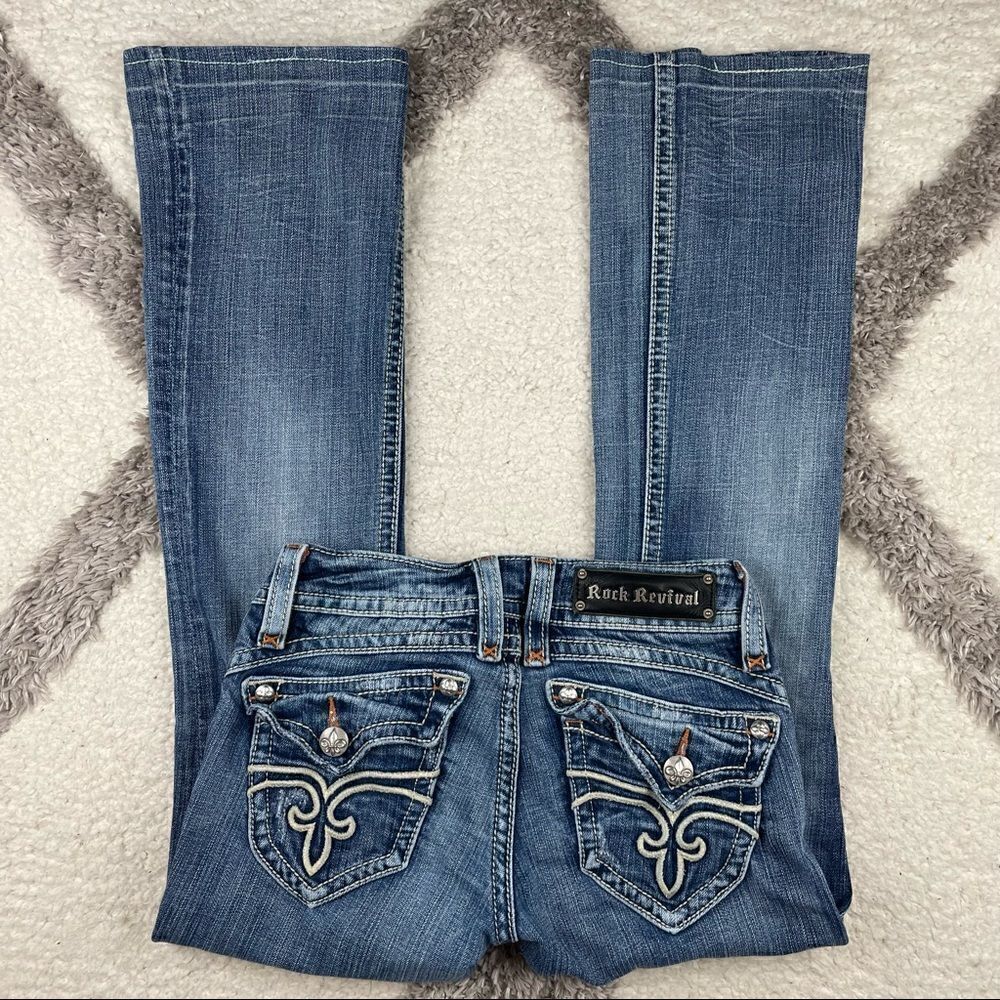 Womens Rock Revival Boot Jeans
